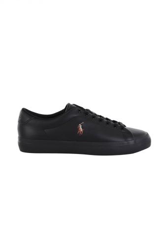 RALPH LAUREN ΠΑΠΟΥΤΣΙΑ SNEAKERS LONGWOOD ΜΑΥΡΟ