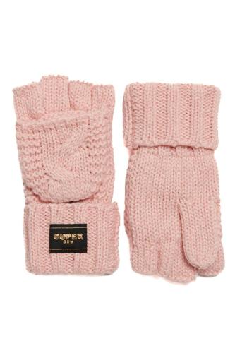 Γάντια Μισά Cable Knit Gloves SUPERDRY