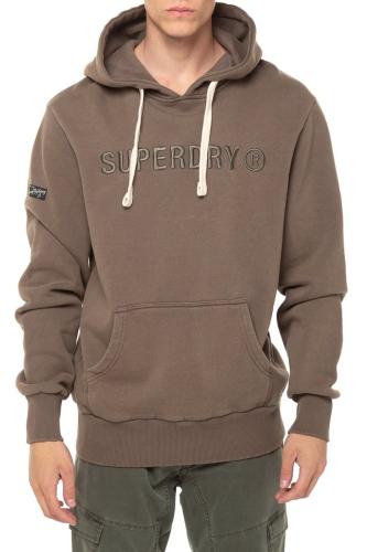 Φούτερ Με Κουκούλα Vintage Corp Logo Work Hood SUPERDRY