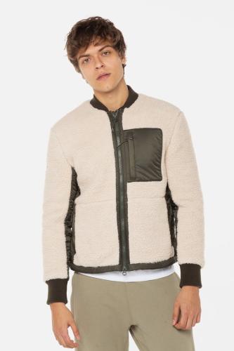 Sherpa Μπουφάν Vintage Sherpa Zip Thru SUPERDRY