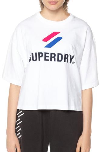 T-shirt Code SL Stacked SUPERDRY