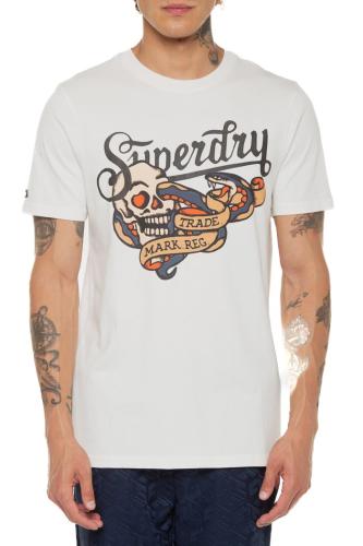 T-Shirt Tattoo Script Graphic T-Shirt SUPERDRY