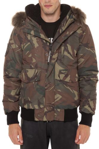 Bomber Μπουφάν Hooded Everest Puffer Bomber Jacket SUPERDRY