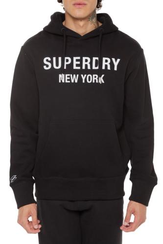 Φούτερ Με Κουκούλα Luxury Sport Loose Hoodie SUPERDRY