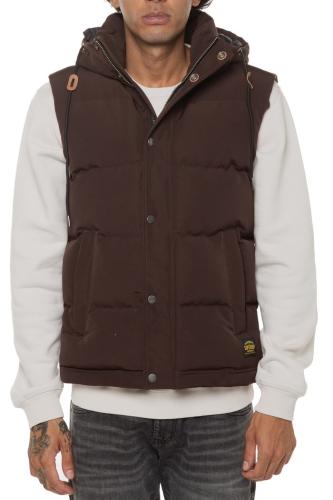 Puffer Αμάνικο Μπουφάν Hooded Everest Puffer Gilet SUPERDRY