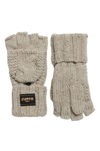 Γάντια Μισά Cable Knit Gloves SUPERDRY