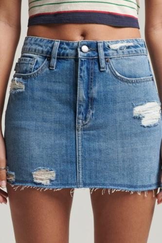 Denim Φούστα Vintage Denim Mini Skirt SUPERDRY