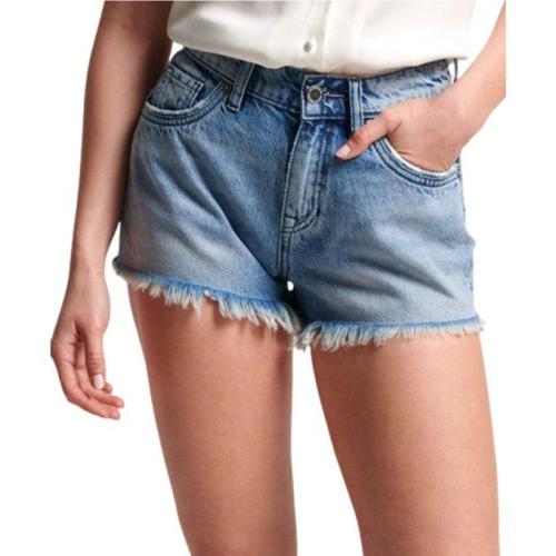 Denim Σορτς Studios High Rise Denim Short SUPERDRY