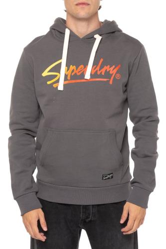 Φούτερ Με Κουκούλα Vintage Downtown Script Hood SUPERDRY