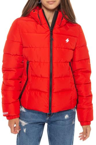 Puffer Μπουφάν Hooded Spirit Sports SUPERDRY