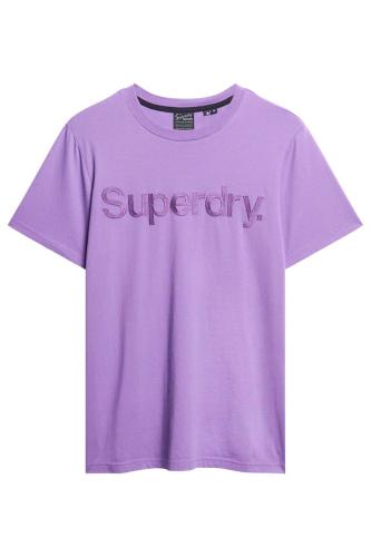 T-Shirt Tonal Embroidered Logo SUPERDRY