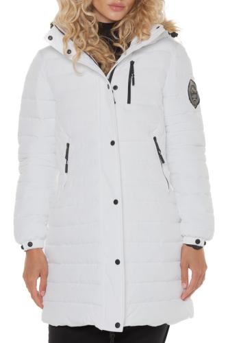 Μακρύ Puffer Μπουφάν Fuji Hooded Mid Length Puffer Coat SUPERDRY