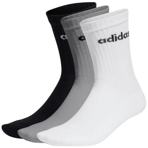 Unisex Ψηλές Κάλτσες adidas Crew Cushioned Socks 3 ζεύγη