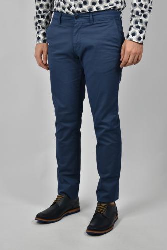 LCDN Παντελόνι Chinos Με Μικροσχέδιο - Μπλε - Young orion boes 64