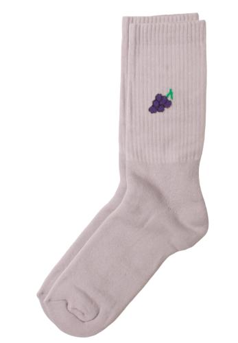 Κάλτσες γυναικείες Design Passion Fruits με πετσετέ εσωτερική επένδυση DSN85001-Γκρι