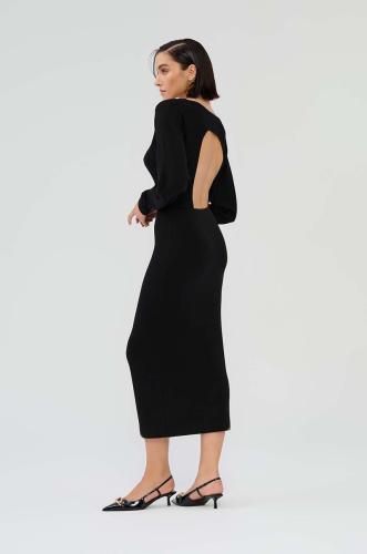 Φόρεμα Saint Body χρώμα: μαύρο