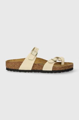 Σαγιονάρες nubuck Birkenstock Mayari χρώμα: μπεζ, 1026613