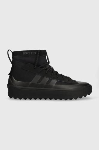 Πάνινα παπούτσια adidas ZNSORED HI GTX χρώμα: μαύρο