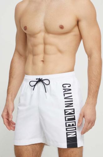 Σορτς κολύμβησης Calvin Klein χρώμα: άσπρο