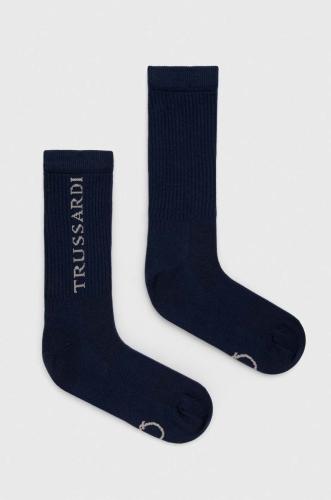 Κάλτσες Trussardi χρώμα: ναυτικό μπλε