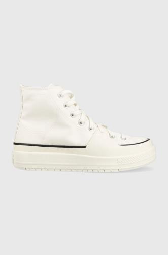 Πάνινα παπούτσια Converse Chuck Taylor All Star Construct χρώμα: άσπρο, A02832C