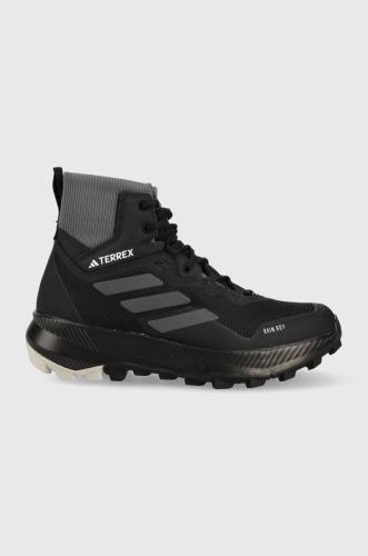 Παπούτσια adidas TERREX Wmn Mid RAIN.RDY χρώμα: μαύρο