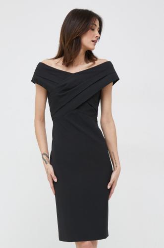 Φόρεμα Lauren Ralph Lauren χρώμα: μαύρο