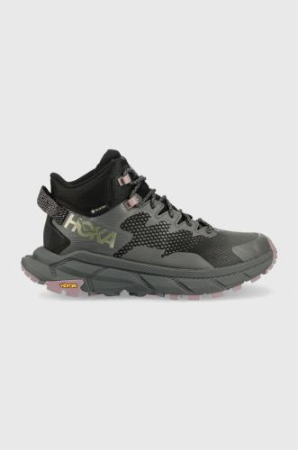 Παπούτσια Hoka Trail Code GTX χρώμα: γκρι F30