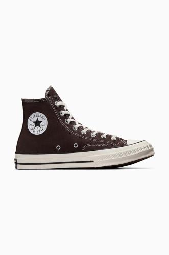 Πάνινα παπούτσια Converse Chuck 70 χρώμα: καφέ, A08137C