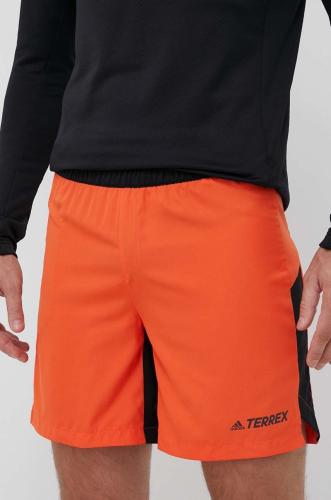 Αθλητικά σορτς adidas TERREX χρώμα: πορτοκαλί