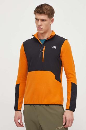 Αθλητική μπλούζα The North Face Glacier Pro χρώμα: πορτοκαλί