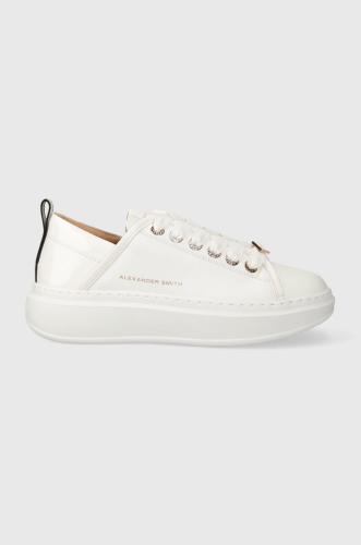 Δερμάτινα αθλητικά παπούτσια Alexander Smith Wembley χρώμα: άσπρο, ASAZWYW0487TWT