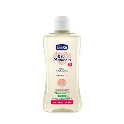 ChiccoΛΑΔΙ ΜΑΣΑΖ SENSITIVE BABY MOMENTS 200ML