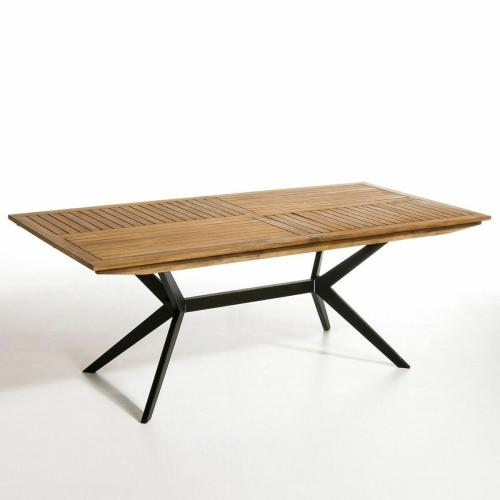Ορθογώνιο τραπέζι κήπου από ξύλο ακακίας Π200cm
