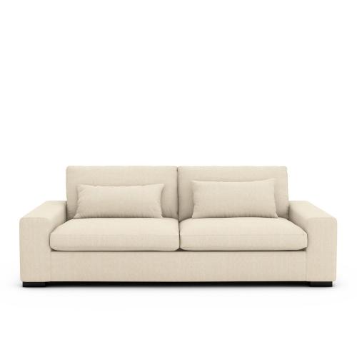 Καναπές-κρεβάτι από βαμβάκι λινό Μ87xΠ174xΥ80cm