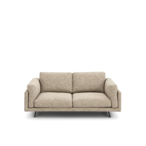 Διθέσιος καναπές με μελανζέ ταπετσαρία