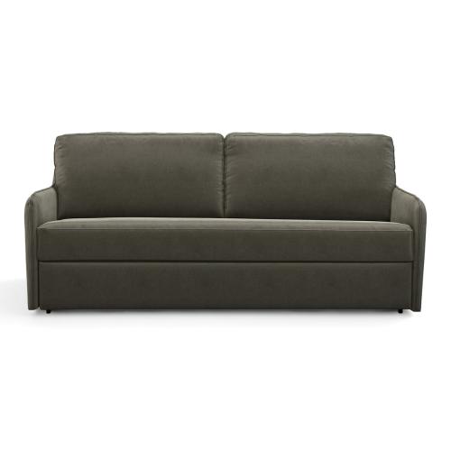 Καναπές-κρεβάτι από βελούδο με λάτεξ στρώμα Μ98xΠ156xΥ90cm