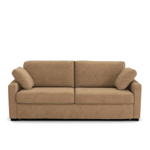 Καναπές-κρεβάτι από βελούδο με στρώμα αφρού