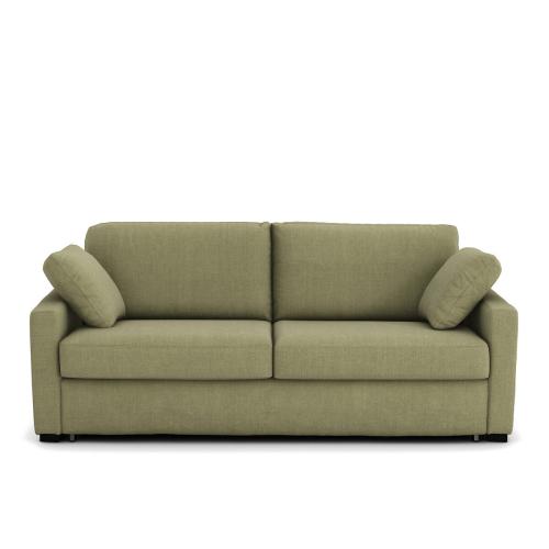 Καναπές-κρεβάτι από βαμβάκι/λινό Μ98xΠ185xΥ85cm