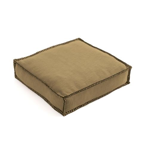 Βαμβακερό μαξιλάρι δαπέδου με ψαθωτή ύφανση 50x50x10cm