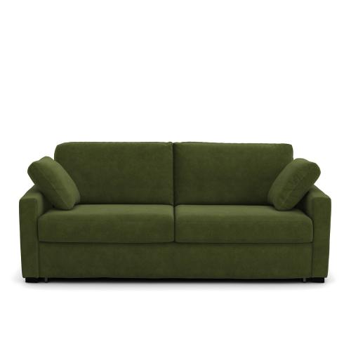 Καναπές-κρεβάτι από βελούδο με στρώμα αφρού