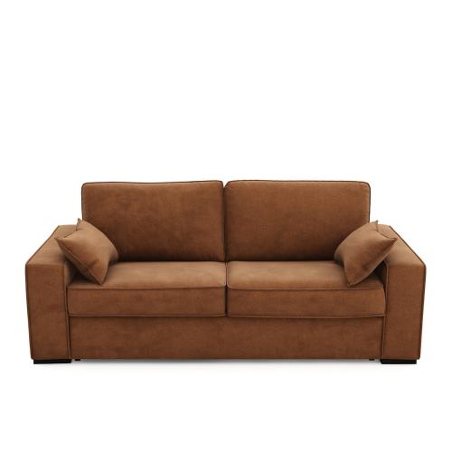 Καναπές-κρεβάτι από πολυέστερ με λάτεξ στρώμα Μ98xΠ185xΥ85cm