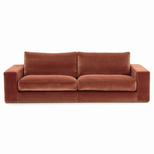 Πτυσσόμενος καναπές-κρεβάτι από βελούδο Μ105xΠ217xΥ78cm