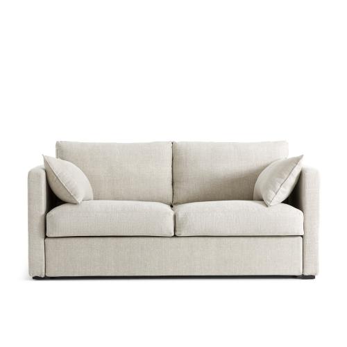 Διθέσιος πτυσσόμενος καναπές-κρεβάτι από βαμβάκι και λινό Μ98xΠ187xΥ87cm