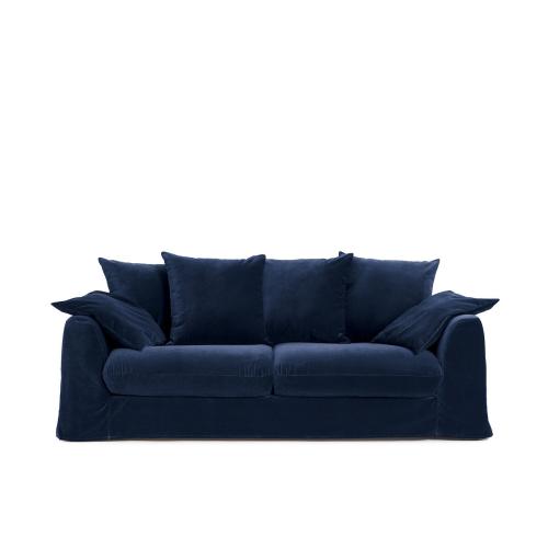 Καναπές-κρεβάτι από βελούδο Μ104xΠ207xΥ82cm