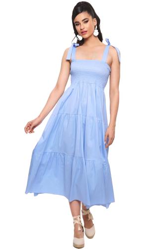 Φόρεμα Blue Sky - Γαλάζιο - LC4213-Γαλάζιο-One Size