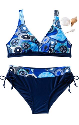 Plus Size Bikini Roustik - Μπλε - LC7933-Μπλε-90D/2XL