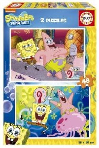 EDUCA PUZZLE BOB ESPONJA 2X48TMX (Π.019.388)