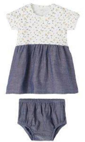 ΦΟΡΕΜΑ NAME IT 13190302 NBFJANICE SS DRESS W BLOOMER ΛΕΥΚΟ (62 CM)-(4 ΜΗΝΩΝ)