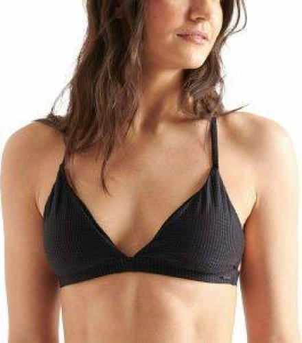 BIKINI TOP SUPERDRY T BACK FIXED TRIANGLE W3010167A ΜΑΥΡΟ